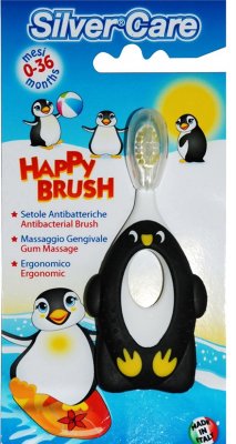 Купить silver care happy brush (сильвер кеа) зубная щетки 6-36 месяцев в Заволжье