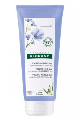 Купить klorane (клоран) бальзам-кондиционер с органическим экстрактом льняного волокна, 200 мл в Заволжье