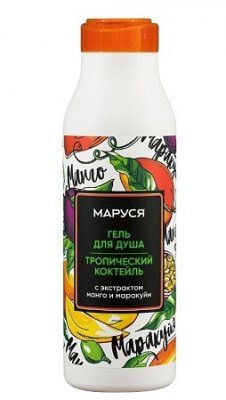 Купить marussia (маруся) гель для душа тропический коктейль, 400 мл в Заволжье