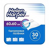 Купить helen harper (хелен харпер) пеленка впитывающая базик 60х60см, 30 шт в Заволжье