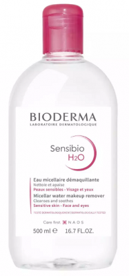 Купить bioderma sensibio (биодерма сенсибио) мицеллярная вода для лица очищающая 500мл в Заволжье