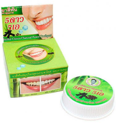 Купить 5 star cosmetic (5 стар косметик) зубная паста травяная с углем бамбука, 25г в Заволжье