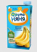 Купить фрутоняня нектар со вкусом банана с мякотью, 500мл в Заволжье