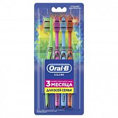 Купить oral-b (орал-би) зубная щетка color collection мануальная средней жесткости 4 шт в Заволжье