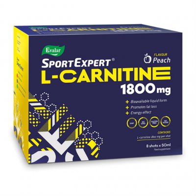 Купить sportexpert (спорт эксперт) l-карнитин 1800мг, раствор для приема внутрь флакон 50 мл, 8 шт в Заволжье