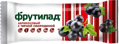 Купить батончик фрутилад фруктовый с черной смородиной 30г бад в Заволжье