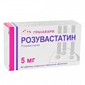 Купить розувастатин, таблетки, покрытые пленочной оболочкой 5мг, 30 шт в Заволжье