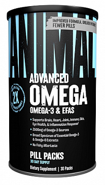 Энимал Омега, пакет по 5 капсул, банка 30шт БАД