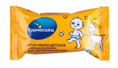 Купить курносики крем-мыло детское с козьим молоком для чувствительной кожи 90г (40409) в Заволжье