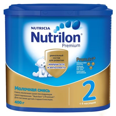 Купить nutrilon premium 2 (нутрилон) сухая смесь детская с 6 месяцев, 400г в Заволжье