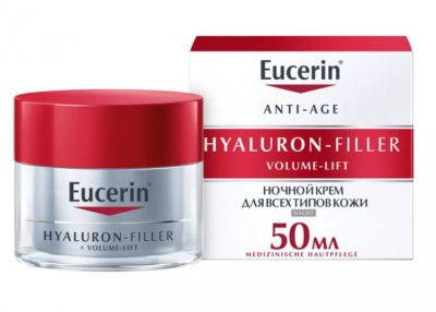 Купить эуцерин (eucerin hyaluron-filler+volume-lift (эуцерин) крем для лица ночной 50 мл в Заволжье