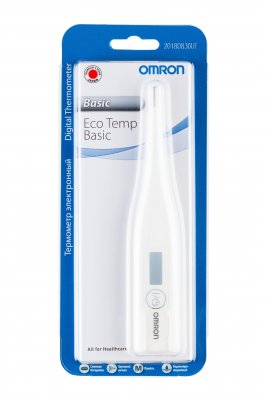 Купить термометр электронный медицинский omron (омрон) eco temp basic (мс-246-ru) в Заволжье
