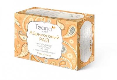 Купить тиана (teana) мыло-скраб для лица и тела с косточками абрикоса, 100г в Заволжье
