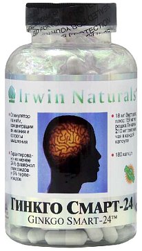 Гинкго Смарт-24, капсулы 478мг, 180 шт БАД