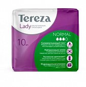 Купить tereza lady (тереза леди) прокладки урологические, нормал, 10 шт в Заволжье