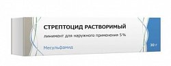 Купить стрептоцид, линимент для наружного применения 5%, 30г в Заволжье