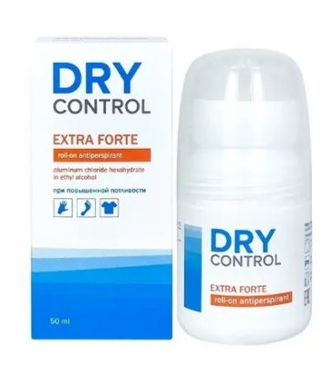Купить dry control forte (драй контрол) экстра форте ролик от обильного потоотделения 30% 50 мл в Заволжье