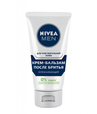 Купить nivea (нивея) для мужчин крем-бальзам против бритья для чувствительной кожи, 75мл в Заволжье