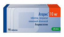 Купить аторис, таблетки, покрытые пленочной оболочкой 10мг, 90 шт в Заволжье