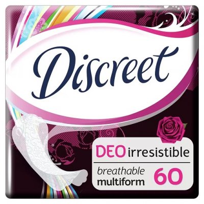 Купить discreet (дискрит) прокладки део иресист мультиформ 60шт в Заволжье