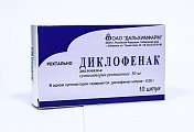 Купить диклофенак, суппозитории ректальные 50мг, 10шт в Заволжье