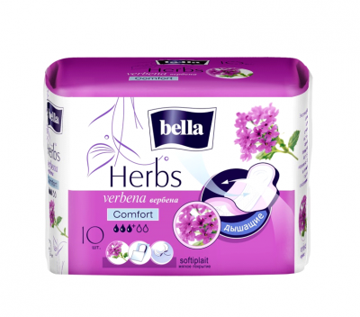 Купить bella (белла) прокладки herbes comfort экстрактом вербены 10 шт в Заволжье