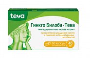 Купить гинкго билоба-тева, капсулы 40 мг, 60 шт в Заволжье