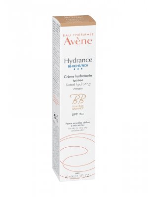 Купить авен гидранс (avenе hydrance) bb-риш крем для лица увлажняющий тонирующий эффект, 40мл spf30 в Заволжье
