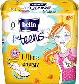 Купить bella (белла) прокладки for teens ultra energy супертонкие део 10 шт в Заволжье