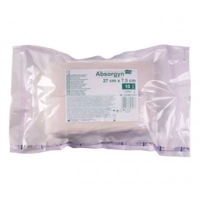 Купить matopat absorgyn (матопат) прокладки послеродовые, 27 х 7,5см 10 шт стерильный пакет в Заволжье