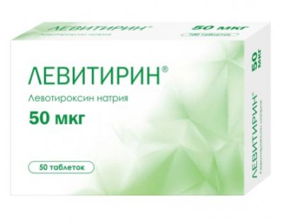 Купить левитирин, таблетки 50мкг, 50 шт в Заволжье