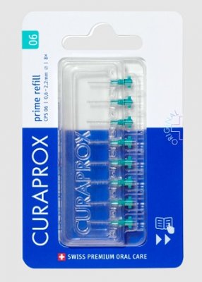 Купить curaprox (курапрокс) набор ершиков межзубных prime refill, cps06 8шт в Заволжье