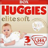 Купить huggies (хаггис) подгузники elitesoft 5-9кг 144 шт в Заволжье