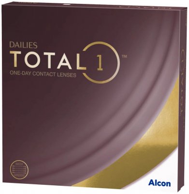 Купить контактные линзы alcon (алкон) dailies total 1, 90 шт, -1,25 (8,5) в Заволжье