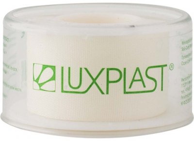 Купить luxplast (люкспласт) пластырь фиксирующий шелковый основе 2,5см х 5м в Заволжье