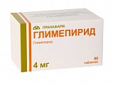 Купить глимепирид, таблетки 4мг, 90 шт в Заволжье