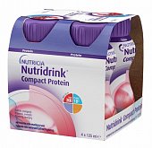 Купить nutridrink (нутридринк) компакт протеин охлаждающий фруктово-ягодный вкус 125мл, 4 шт в Заволжье