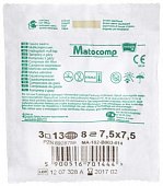 Купить matopat matocomp (матопат) салфетки стерильные 7,5см х7,5см 8 слойные 17нитей, 3шт в Заволжье