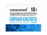 Купить борная кислота с тальком консумед (consumed) пудра гигиеническая, 10г в Заволжье