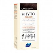 Купить фитосолба фитоколор (phytosolba phyto color) краска для волос оттенок 4.77 насыщенный глубокий каштан в Заволжье