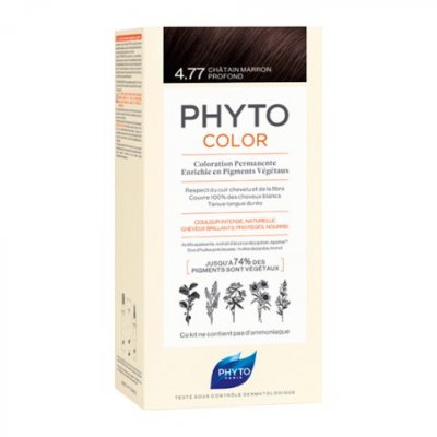 Купить фитосолба фитоколор (phytosolba phyto color) краска для волос оттенок 4,77 насыщенный глубокий каштан в Заволжье