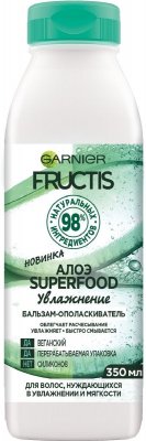 Купить garnier fructis (гарньер фруктис) бальзам-ополаскиватель увлажнение суперфуд алоэ 350мл в Заволжье