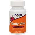 Купить now foods (нау фудс) daily vits комплекс витаминов, таблетки 1252мг, 100 шт бад в Заволжье