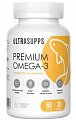 Купить ultrasupps (ультрасаппс) омега-3 премиум, капсулы 1405мг 60 шт. бад в Заволжье