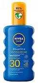 Купить nivea (нивея) sun спрей солнцезащитный защита и увлажнение, 200мл spf30 в Заволжье