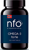 Купить норвегиан фиш оил (nfo) омега-3 форте, капсулы 1384мг, 120 шт бад в Заволжье