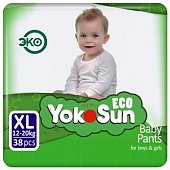 Купить yokosun eco (йокосан) подгузники размер xl (12-20 кг) 44шт в Заволжье
