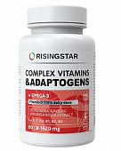 Купить ризингстар (risingstar) комплекс витаминов и адаптогенов с омега-3, капсулы 1620мг, 60 шт бад в Заволжье