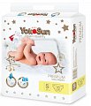 YokoSun Premium (ЙокоСан) подгузники детские размер S (3-6кг) 72шт