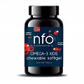 Купить норвегиан фиш оил (nfo) омега-3 с витамином д, капсулы жевательные 800мг, 120 шт бад в Заволжье